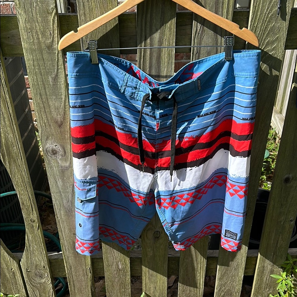 BOARD SHORT BUNDLE•Maui and Sons:B-Split:George•Size 36 - Picture 5 of 16